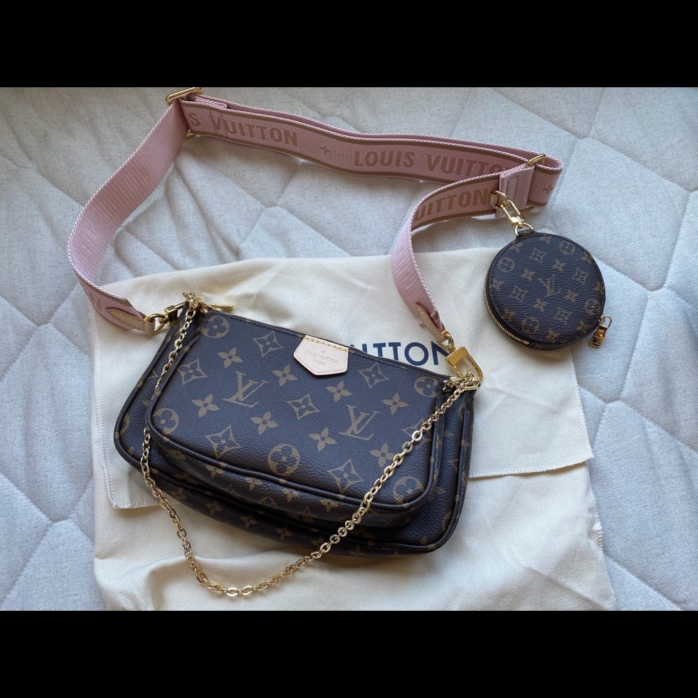 Louis Vuitton multi-pochette pink